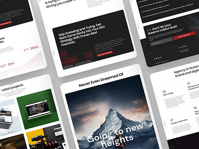 Iqonic - Project Showcase minimal design vector