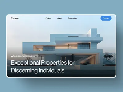 Real Estate Website Hero Section architecture architecture website property website real estate real estate company website real estate website realtor website renovation company website