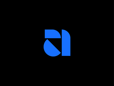 Geometric "a" Lettermark a blockchain brand branding crypto defi geometric icon identity initial letter a lettermark logo minimalist monogram shapes startup tech type typography