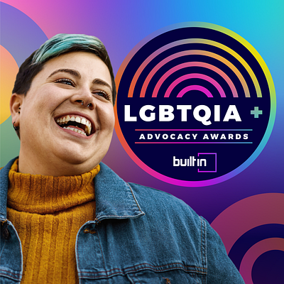 LGBTQIA+ Advocacy Awards awards branding builtin design graphic design logo lqbtqia socialmedial