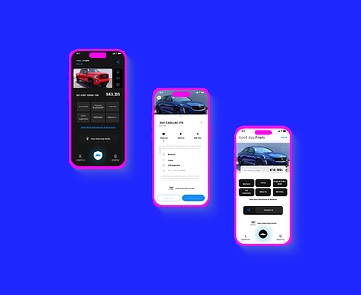 V Info - Car Sales App app design ui ux