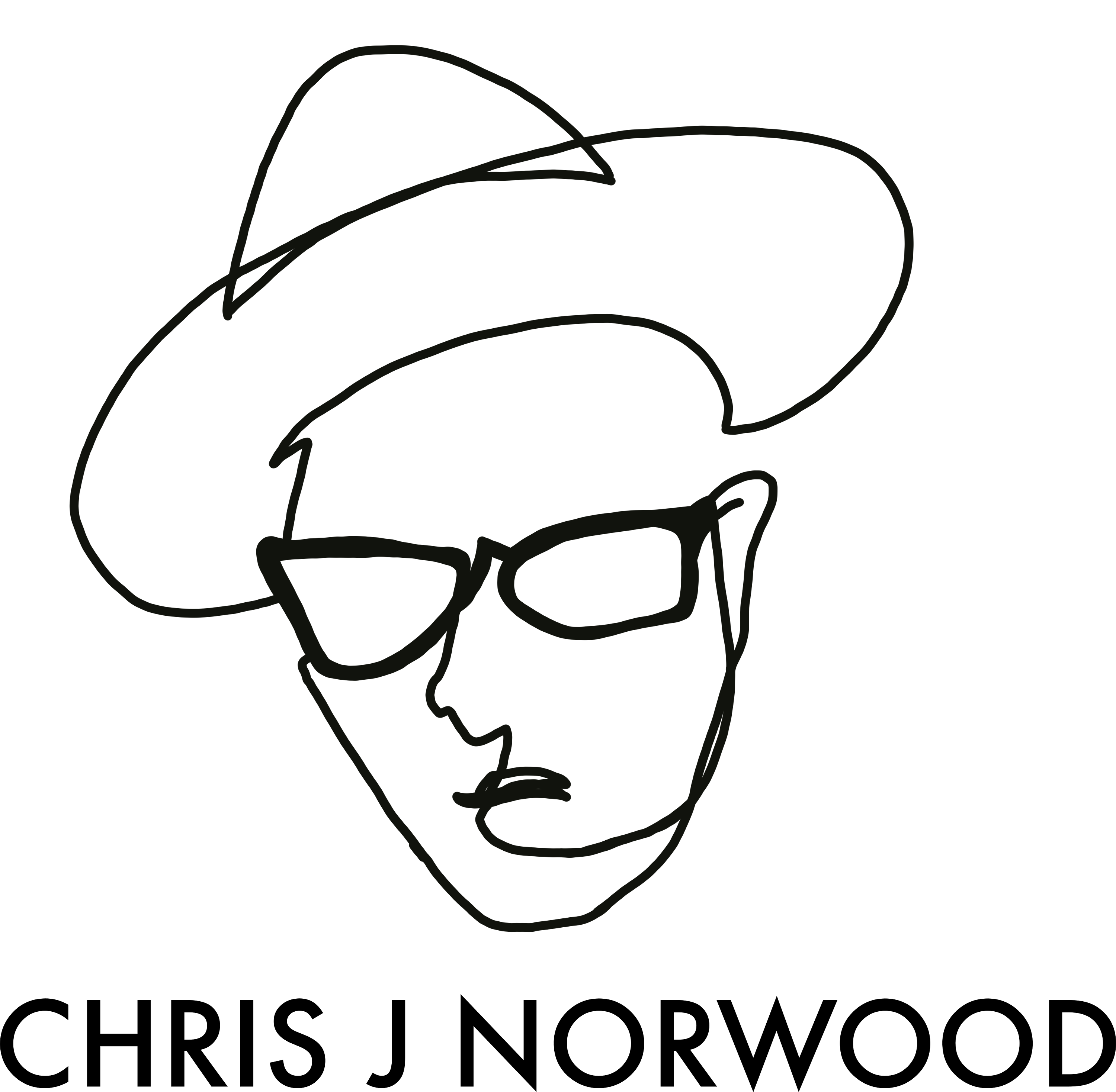 Chris J Norwood Logo art branding design drawing freehand graphic design icon illustration logo minimal vector