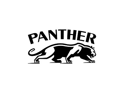 Panther Logo animal beast black cat design forest jaguar jungle logo logo design logos minimal panther simple vector wild