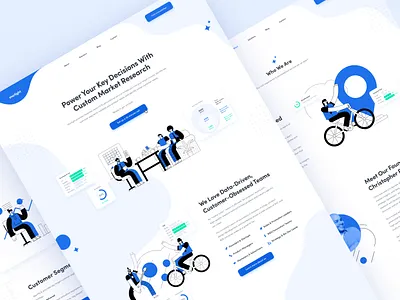 Startup Agency Website agency character colorful design figma flat illustration responsive startup ui ux web webflow website