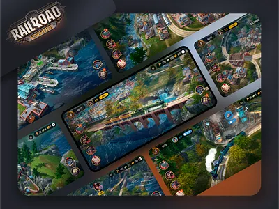 Mobile game marketing design - screenshots aso branding casual game game app design game design game screenshots game ui graphic design logo ui