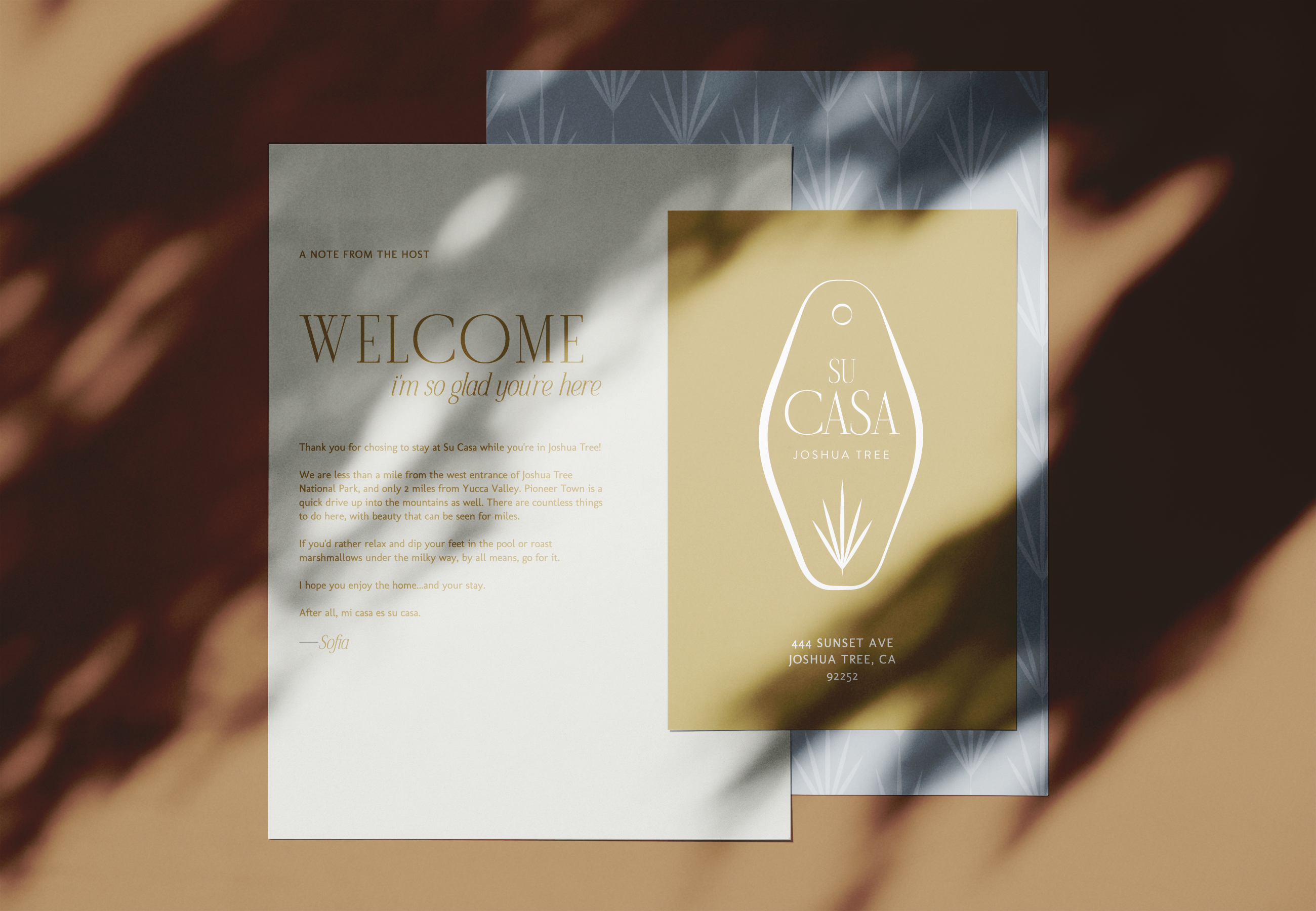 Su Casa - Air BNB Printed Collateral