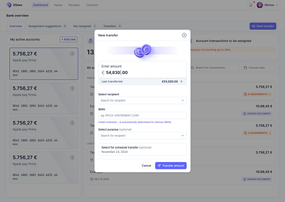 Transfer funds fintech web app design dashboard dashboard design design financial fintech fintech app design fintech designer fintech modern design fintechwebapp design modern design product design saas app saas designer transfer app ui design ui user experience ux web3