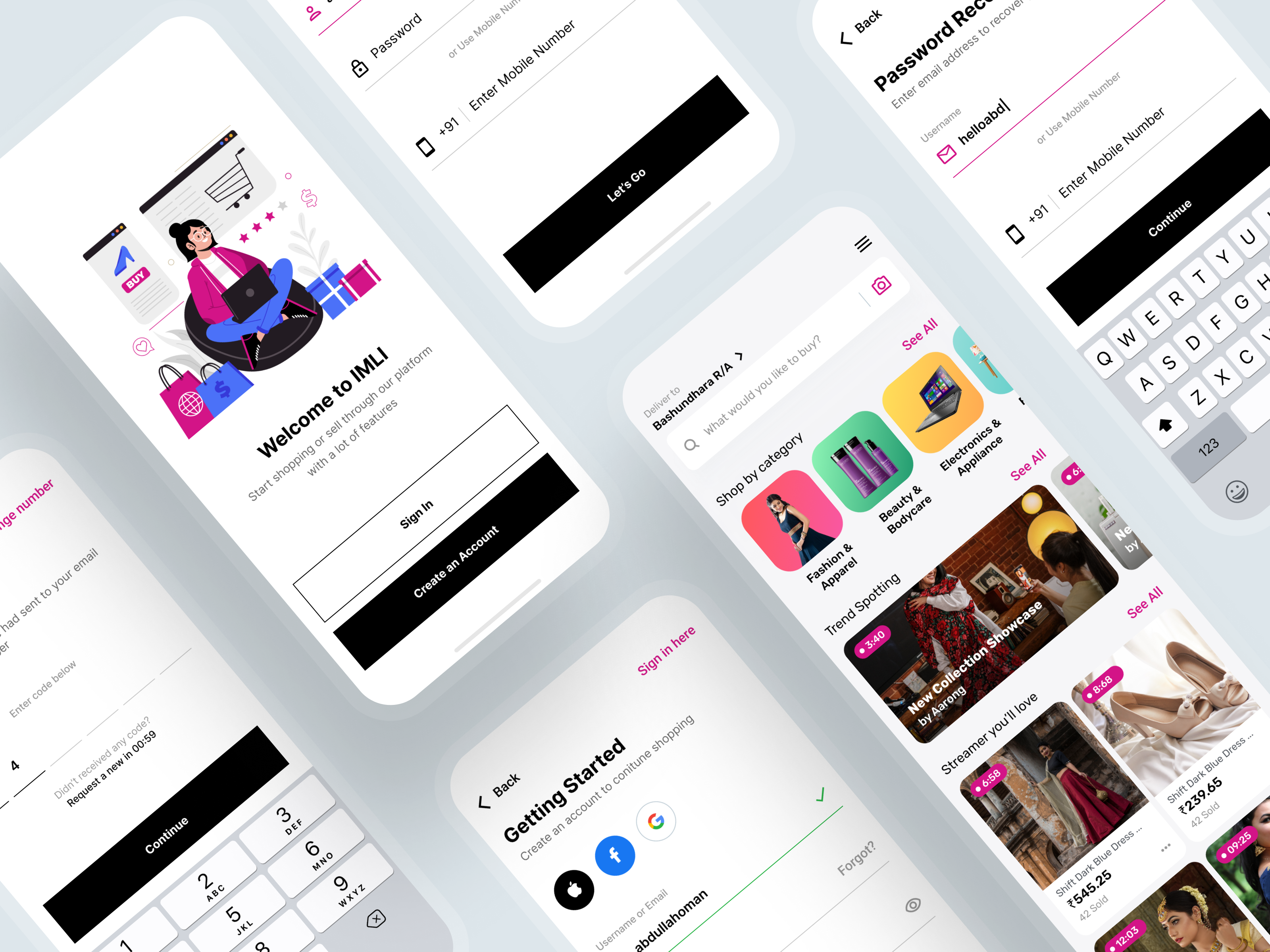 Example of Mobile App Design In Figma
