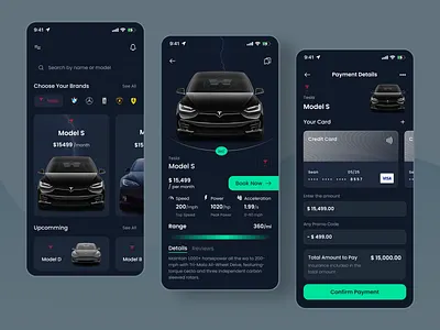 Car Booking Mobile App app design car car app car booking car booking app car booking mobile app car dealer car service ios mobile app mobile design mobile ui product design tesla ui design uiux design
