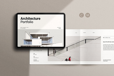 Architecture Portfolio Landscape Template architecture magazine architecture sketch graphic design portfolio