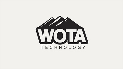 WOTA Technology branding branding identity icon logo logo branding logo design logobrand outdoor techbrand technology