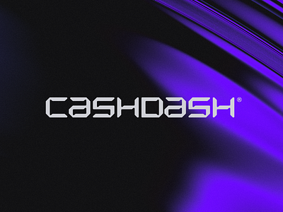 CashDash brand branding crypto design geometric logo mark minimalist monogram nft purple tech typography web3 wordmark