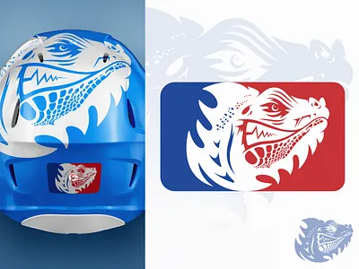 Iguana team mascot emblem design adobe adobe illustrator character college dynamic emblem football graphic design icon iguana illustration logo logo design mascot nfl reptile sports superbowl team vector