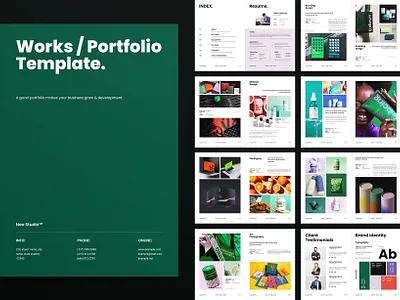 Works / Portfolio Template showcase