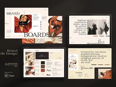 Brand Boards Design Template portfolio
