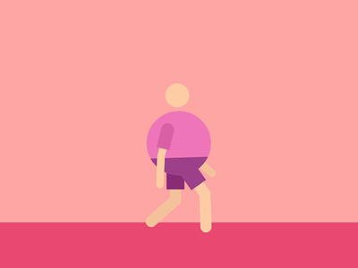 Female Walk Cycle 2d adobe after effects animation character color creative cycle design female graphic illustration loop motion motion design motion graphics portfolio vector video walk