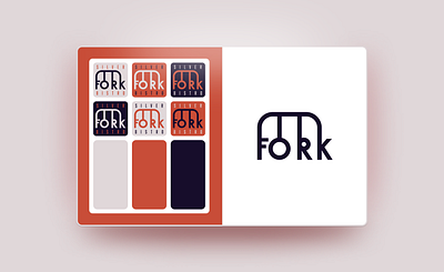 Silver Fork Bistro | Logo Design branding color design logo palette