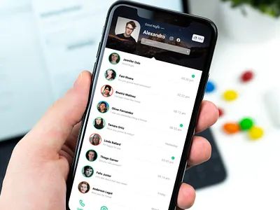 New WhatsApp User Interface Design Mockup design digital art figma interface mobile app ui ui design user experience user interface ux design