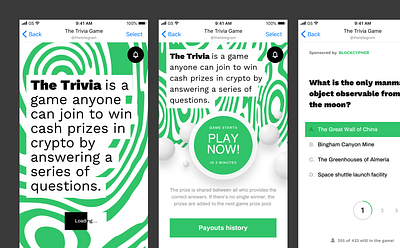 Trivia game for Telegram App. Works as a group in messenger. design fun game mobile ui user experience userinterface ux