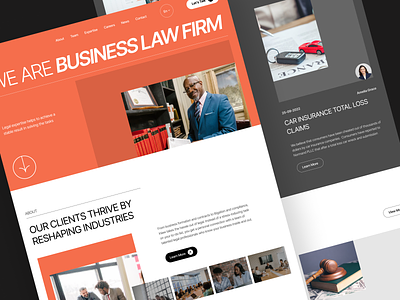 INLAW - BUSINESS LAW FIRM advocate attorney graphic design justice law law firm law website lawyer legal service typography ui design uiux visual web web design website