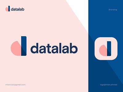 Datalab Logo Design brand brand identity branding icon identity logo logo design logo mark logodesign logos logotype minimal logo typography vector
