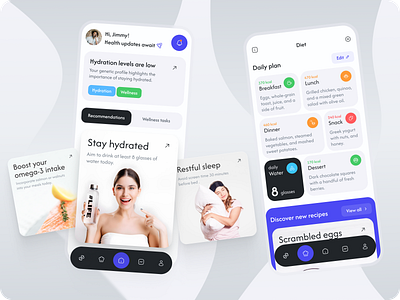 Genetic testing app calmdesign detailed reports diet exercise routines genetictesting gotoinc health risk insights healthcare app healthinsights healthtech medicalinnovation minimalism mobile app nutritional guidance personalizedhealth precisionmedicine smarthealth ui well being wellness app