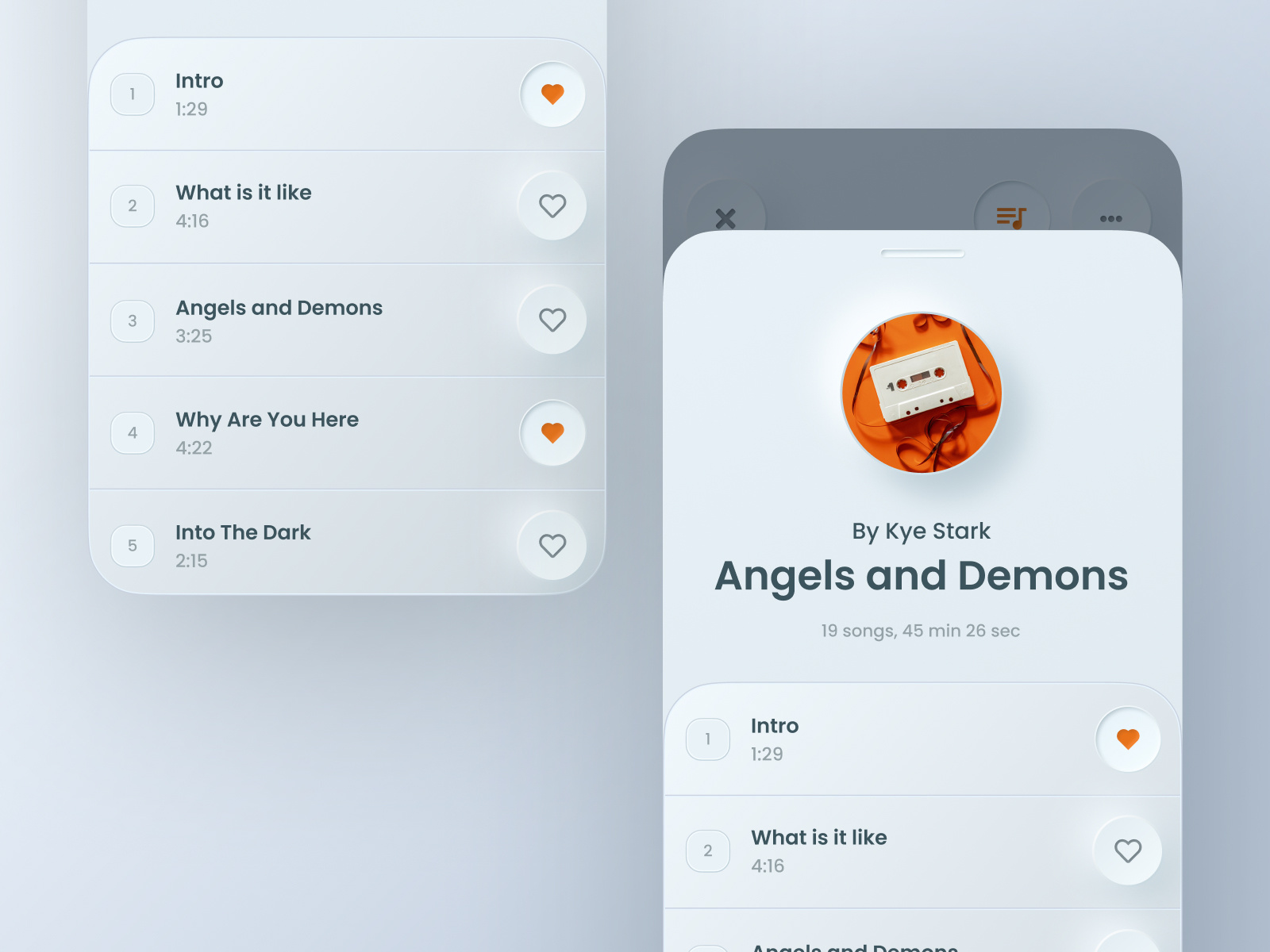 Music Player App Concept by Nikita Strunkis for Fireart Studio on Dribbble