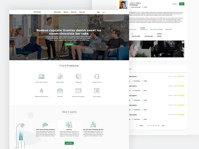 Freelance Website arabic freelance freelance designer freelancer illustration responsive website