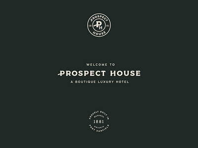 Luxury boutique hotel branding hotel icon identity