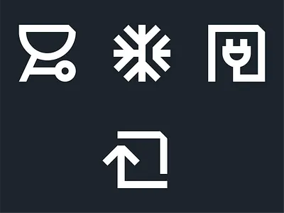 Futured — Iconset 1.0 brand clean design flat icon icon design iconography identity layout vector