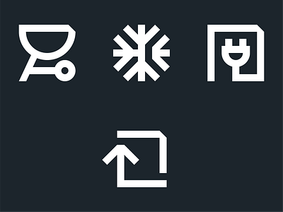Futured — Iconset 1.0 brand clean design flat icon icon design iconography identity layout vector