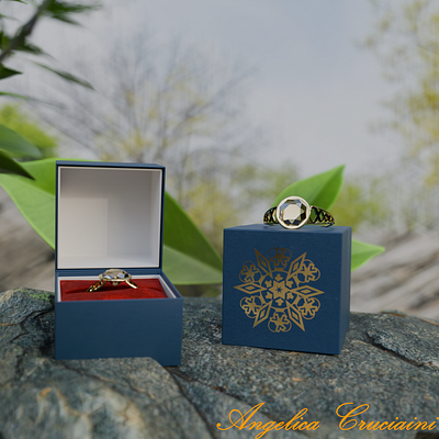 Realistic Ring 3d blender realistic