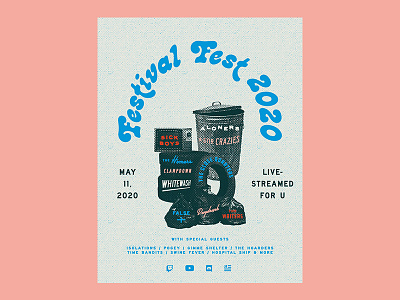 Festival Fest 2020 concert festival festivals gigposter poster show