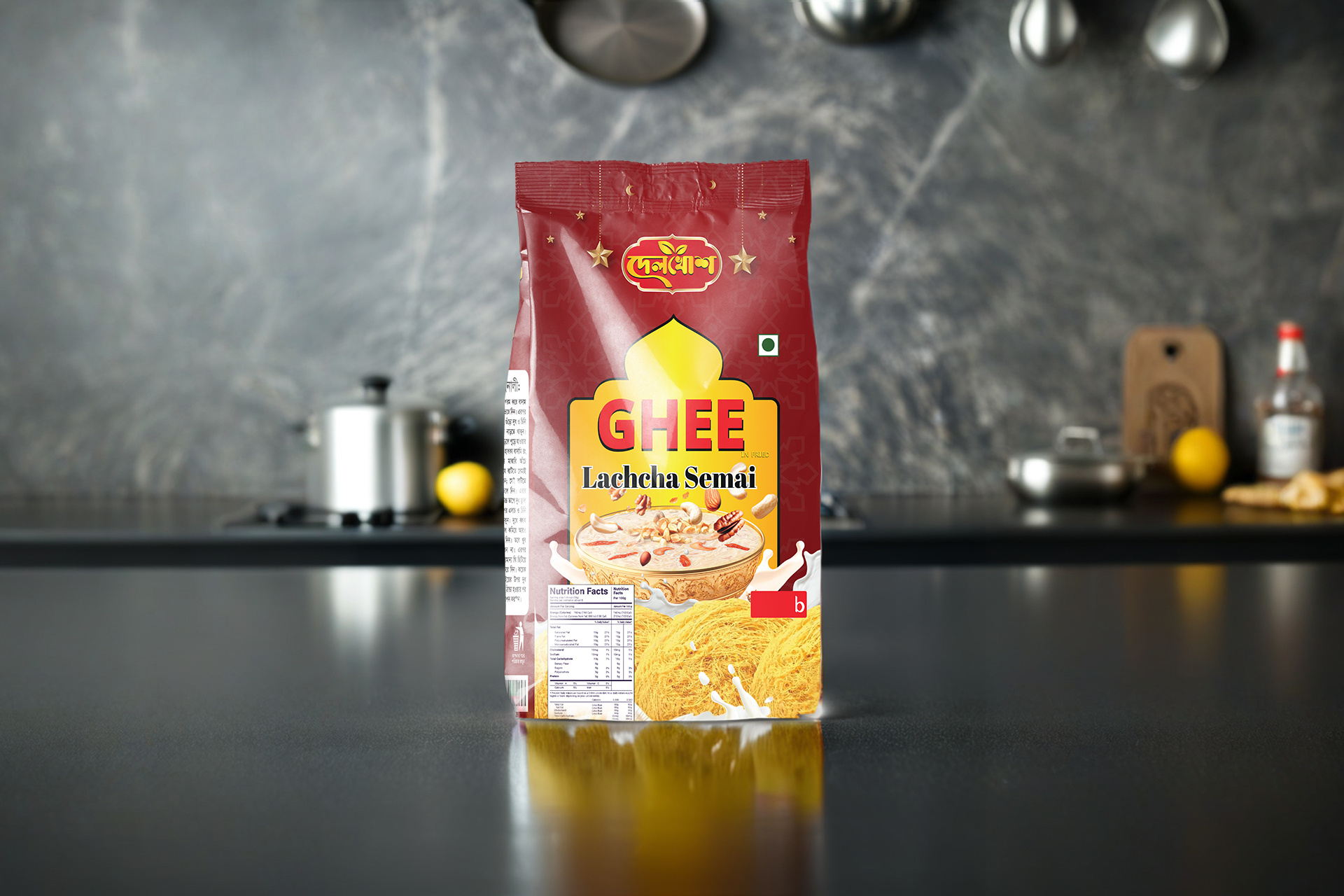 Lachcha Semai Packet Design gdkawsarahmed graphic design label deisgn packaging product design products design