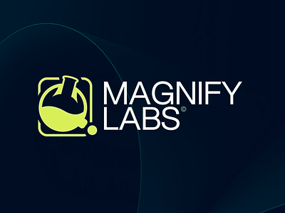 Modern Branding Design - Magnify Labs brand brand identity branding brranding design company logo dark background design graphic design logo logo ideas logo mark logotype logotype ideas magnify labs nagnify labs symbol typo visual identity