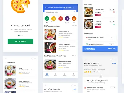 Avo Food Delivery - Mobile App Single Checkout android app app checkout page clean delievery food app google design ios ios app design mobile app mobile app design mobile ui online food order restaurant app splash page ui ui ux ui design user interface design ux