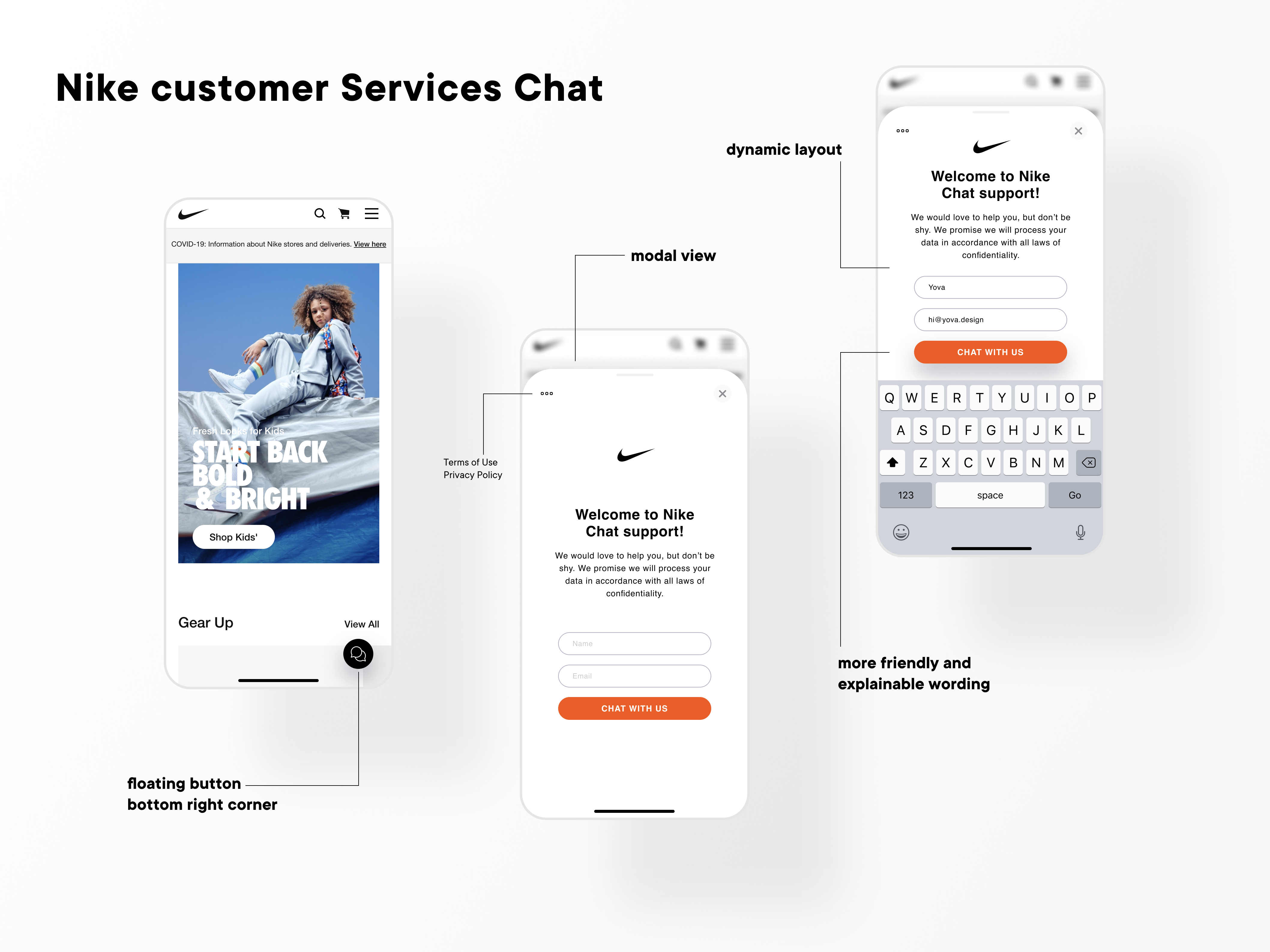 contact service client nike