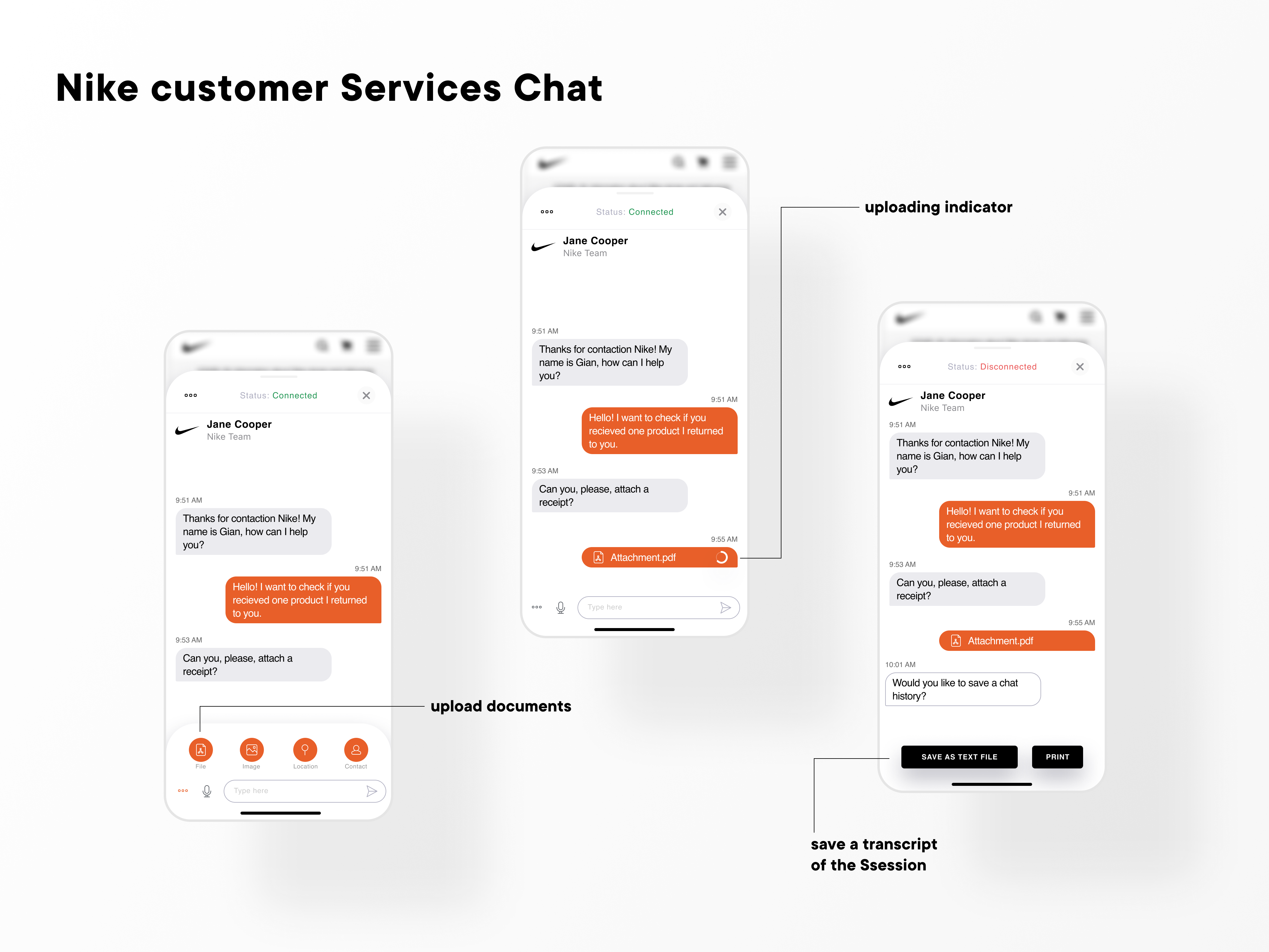 contact service client nike