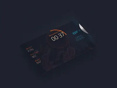 Beko Vega Oven cook dashboard eat food industrial industrial design meal meat oven probe smart home stove ui ux