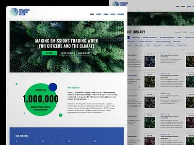 ETE Website Design charity design ui ux web website