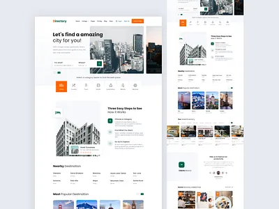Directory Listing booking design directory directory listing illustration inspiration interface travel uidesign userinterface