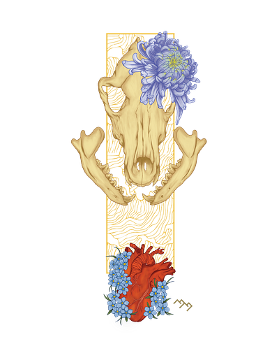 "Forget Me Not" Illustration graphic design illustration t shirt design