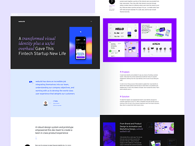 webuild Case Study Page case study product design studio ui ux web design website