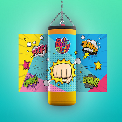 Packaging Design for Bachaaparty- Kids Boxing 2d bachaaparty boxing comic creative creativity design graphic illustration illustrator marketing minimalistic packaging photoshop print static strategy unique