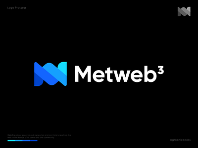 Metweb3 Logo Concept bitcoin technology blockchain coin crypto crypto blockchain web3 cryptocurrency data decentralization digital money finance financial fintech logo logo concept logo design m modern logo nft technology token web3 web3.0