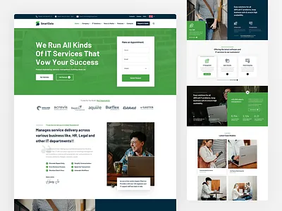 Smartdata Classic app landing digital agency digital business kickstarter lead generation micro site product product design product page product showcase saas software startup technology technology service website website design