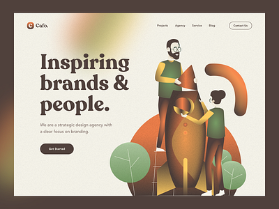 Digital Agency design homepage illustration marketing product design startup ui uiux ux web web design website