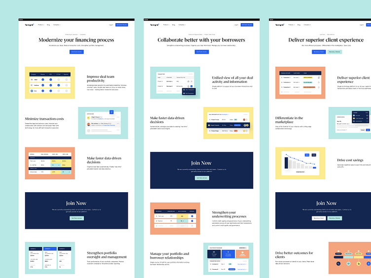 Termgrid - Inner Pages by Max Panchyk for Balkan Brothers on Dribbble