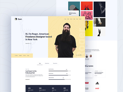 Portfolio Concept agency art direction clean clean ui creative design concept designer developer freelancer landing logo minimal portfolio photographer portfolio portfolio design portrait startup uiux