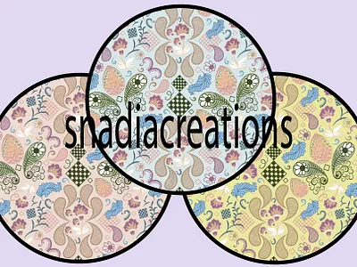 Paisley vector pattern colorful elegant fabric pattern home decor interior design maximalist paisley design pastel colors seamless pattern surface design textile design vector